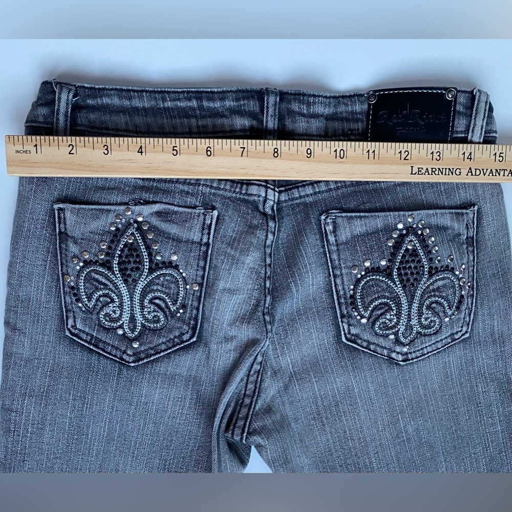 Red Rivet Women's Low Rise Jeans - Picture 3 of 4